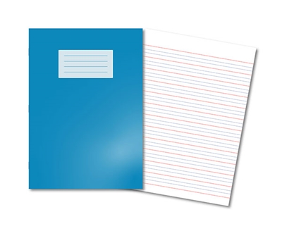 Picture of A4 4/16mm Ruled 80 Page Blue Handwriting Book - Pack 50
