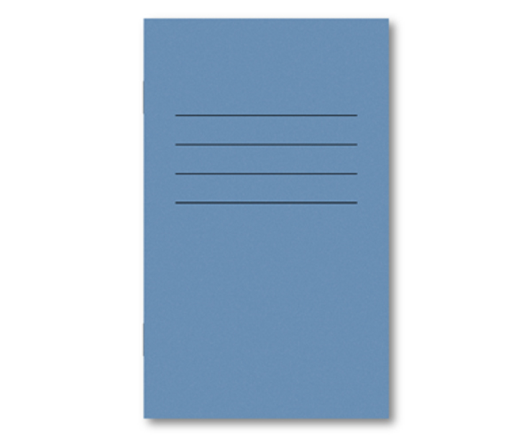 Picture of 165mm x 101mm 6mm Ruled with Centre Margin 48 Page Dark Blue - Pack 100