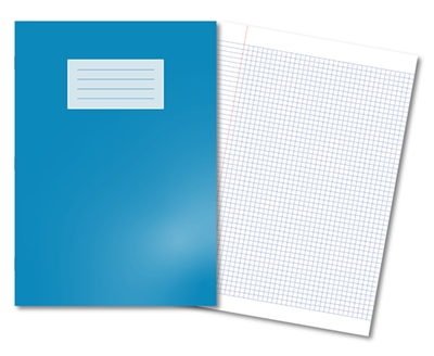 Picture of A4 5mm Squared Oxford Exercise Books