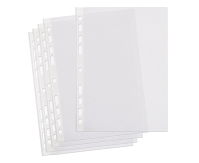 Picture of A4 Plastic Punched Pockets